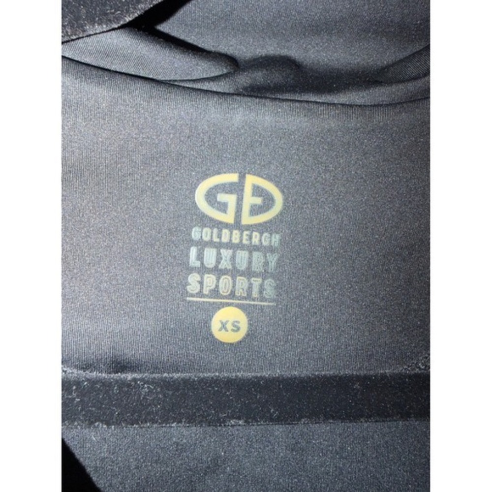 Goldbergh Luxury Sports Womens Gold Star Print Quarter Zip Ski Base Layer XS New - Picture 6 of 7